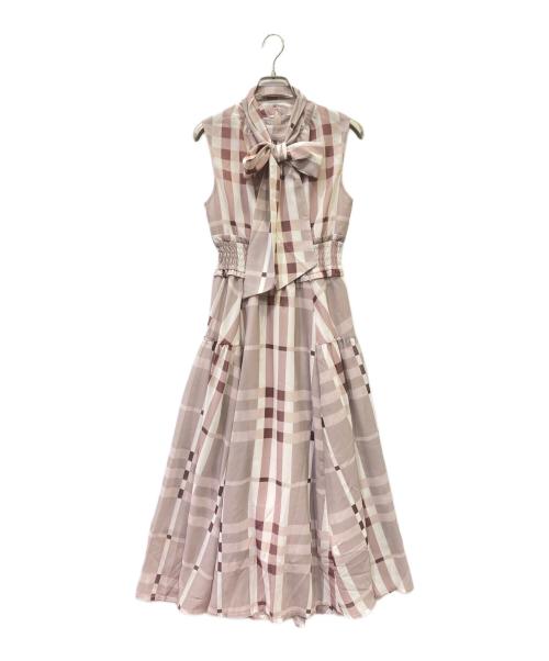 An MILLE（アンミール）An MILLE (アンミール) ノースリーブワンピース ピンク サイズ:Free 未使用品の古着・服飾アイテム