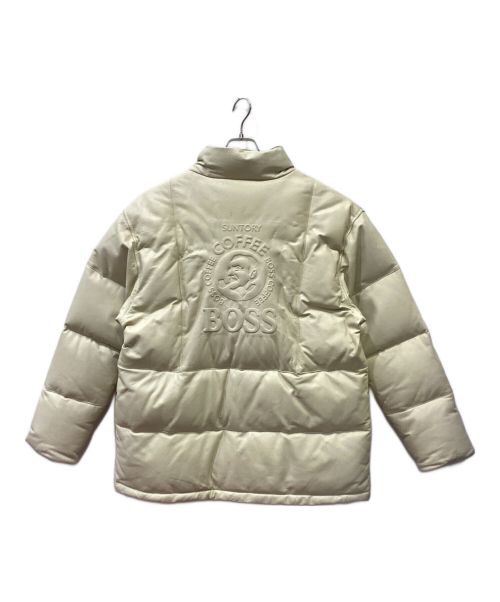 BOSS（ボス）BOSS (ボス) ボスジャン/レザーダウンジャケット ベージュ サイズ:LLの古着・服飾アイテム