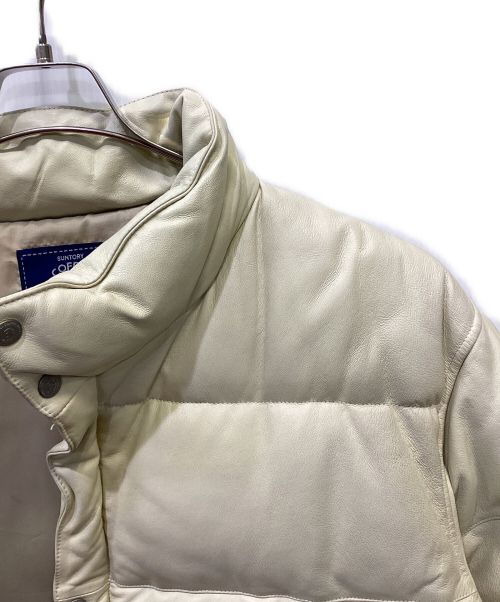 BOSS（ボス）BOSS (ボス) ボスジャン/レザーダウンジャケット ベージュ サイズ:LLの古着・服飾アイテム