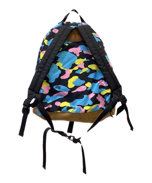 A BATHING APE（ア ベイシング エイプ）A BATHING APE (アベイシングエイプ) マルチカモ柄　リュック スカイブルーの古着・服飾アイテム
