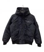 AVIREXアヴィレックス）の古着「フライトジャケット」｜ブラック