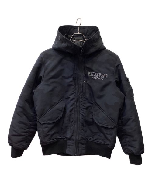 AVIREX（アヴィレックス）AVIREX (アヴィレックス) フライトジャケット ブラック サイズ:Lの古着・服飾アイテム