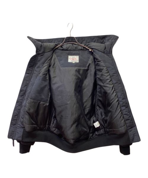 AVIREX（アヴィレックス）AVIREX (アヴィレックス) フライトジャケット ブラック サイズ:Lの古着・服飾アイテム