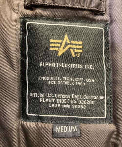 ALPHA（アルファ）ALPHA (アルファ) N-3B FLIGHT JACKET TIGHT JACKET グレー サイズ:Mの古着・服飾アイテム