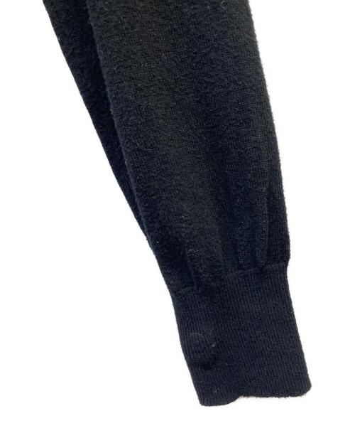 CLANE（クラネ）CLANE (クラネ) カシミヤ混サイドフリルニットトップス ブラック サイズ:Fの古着・服飾アイテム