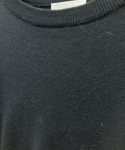 CLANE（クラネ）CLANE (クラネ) カシミヤ混サイドフリルニットトップス ブラック サイズ:Fの古着・服飾アイテム