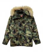 AVIREXアヴィレックス）の古着「ミリタリージャケット」｜グリーン