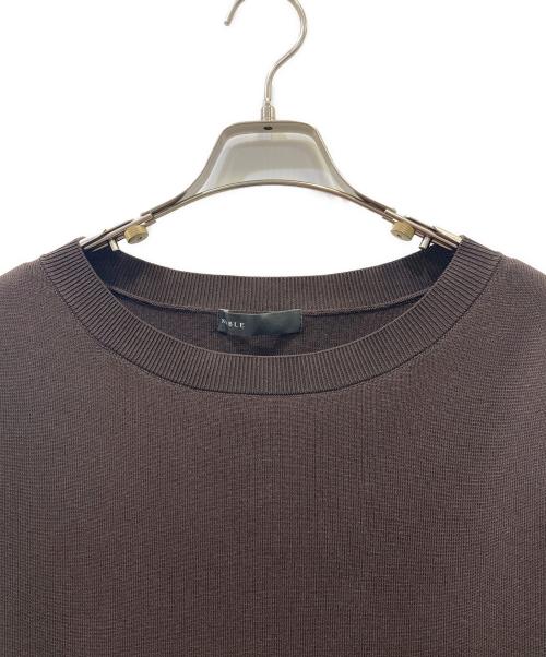 Noble（ノーブル）Noble (ノーブル) ニットワンピース ブラウン サイズ:Freeの古着・服飾アイテム