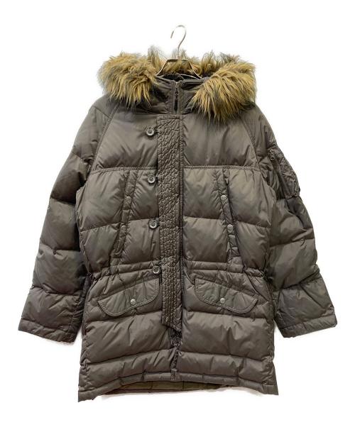 Eddie Bauer（エディーバウアー）Eddie Bauer (エディーバウアー) グースダウンコート グレー サイズ:Sの古着・服飾アイテム