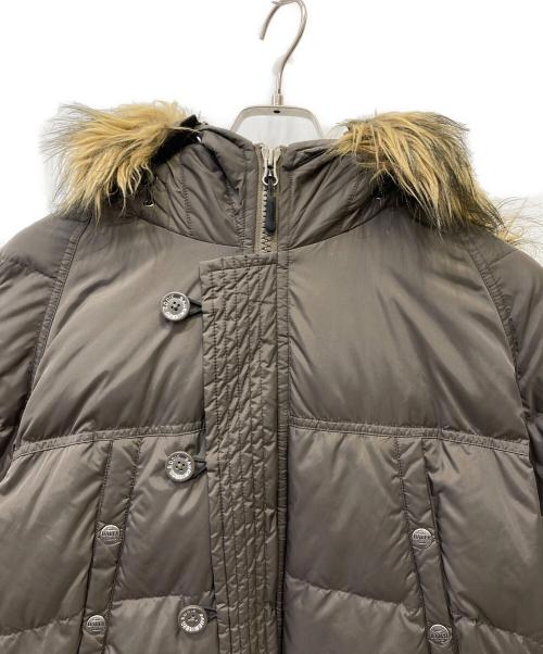 Eddie Bauer（エディーバウアー）Eddie Bauer (エディーバウアー) グースダウンコート グレー サイズ:Sの古着・服飾アイテム