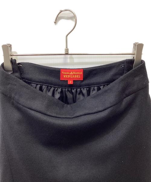 Vivienne Westwood RED LABEL（ヴィヴィアンウエストウッドレッドレーベル）Vivienne Westwood RED LABEL (ヴィヴィアンウエストウッドレッドレーベル) ウールスカート ブラック サイズ:2の古着・服飾アイテム