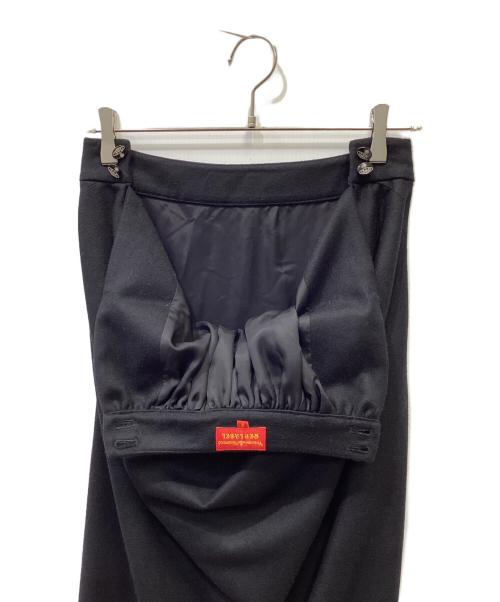 Vivienne Westwood RED LABEL（ヴィヴィアンウエストウッドレッドレーベル）Vivienne Westwood RED LABEL (ヴィヴィアンウエストウッドレッドレーベル) ウールスカート ブラック サイズ:2の古着・服飾アイテム