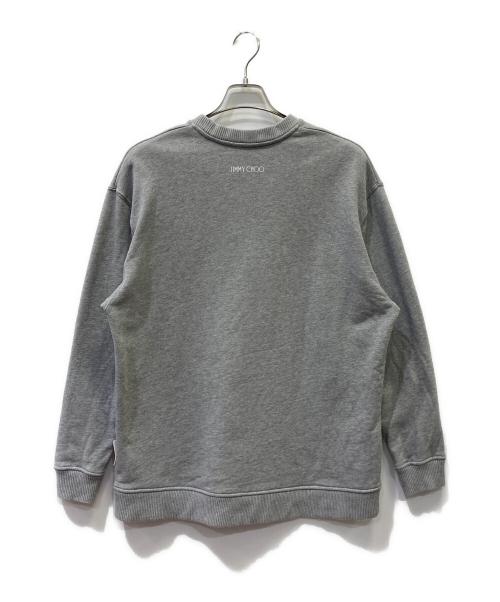 JIMMY CHOO（ジミーチュウ）JIMMY CHOO (ジミーチュウ) JC カレッジスウェット グレー サイズ:XSの古着・服飾アイテム