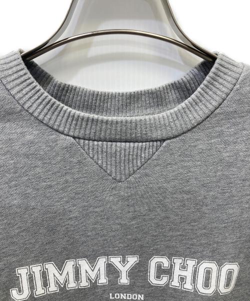 JIMMY CHOO（ジミーチュウ）JIMMY CHOO (ジミーチュウ) JC カレッジスウェット グレー サイズ:XSの古着・服飾アイテム