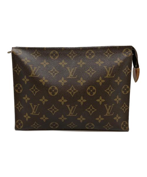 LOUIS VUITTON（ルイ ヴィトン）LOUIS VUITTON (ルイ ヴィトン) クラッチバッグ ブラウンの古着・服飾アイテム