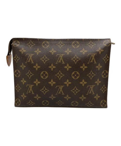 LOUIS VUITTON（ルイ ヴィトン）LOUIS VUITTON (ルイ ヴィトン) クラッチバッグ ブラウンの古着・服飾アイテム