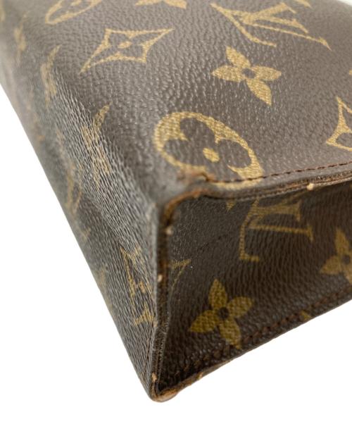 LOUIS VUITTON（ルイ ヴィトン）LOUIS VUITTON (ルイ ヴィトン) クラッチバッグ ブラウンの古着・服飾アイテム