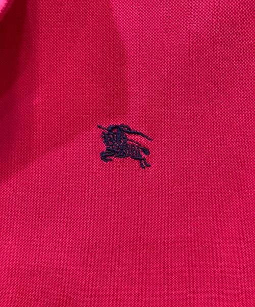 BURBERRY BLACK LABEL（バーバリーブラックレーベル）BURBERRY BLACK LABEL (バーバリーブラックレーベル) ポロシャツ ショッキングピンク サイズ:Mの古着・服飾アイテム