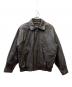 DURANTE（デュランテ）の古着「レザーブルゾン」｜ダークブラウン