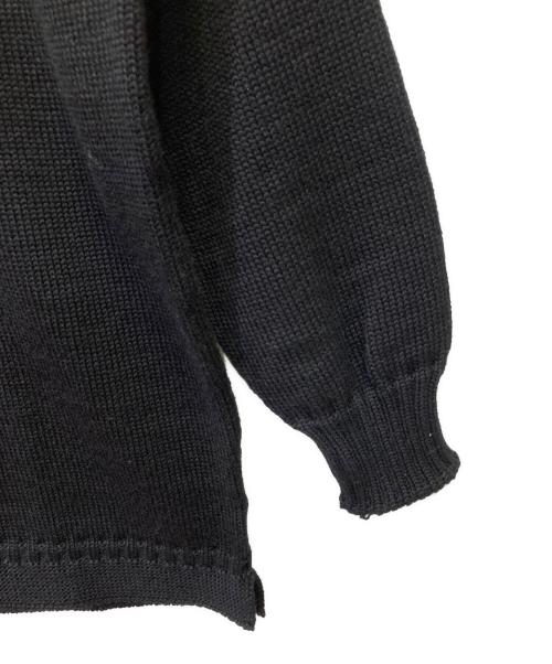 GUERNSEY WOOLLENS（ガンジーウーレンズ）GUERNSEY WOOLLENS (ガンジーウーレンズ) タートルネックニット ネイビー×ホワイト サイズ:52の古着・服飾アイテム