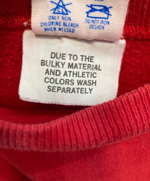 Champion REVERSE WEAVE（チャンピオン リバース ウィーブ）Champion REVERSE WEAVE (チャンピオン リバース ウィーブ) リバースウィーブスウェット レッド サイズ:LARGEの古着・服飾アイテム