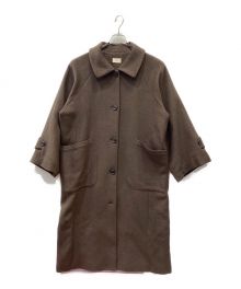 CREDONA（クレドナ）の古着「ウールロングコート」｜ブラウン