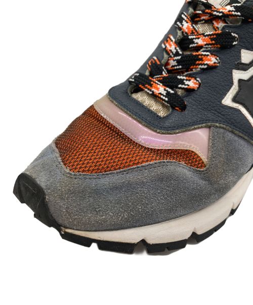 atlantic stars（アトランティックスターズ）atlantic stars (アトランティックスターズ) PLARIS JANS-F27 トレッキングスニーカー オレンジ×ネイビー サイズ:42の古着・服飾アイテム