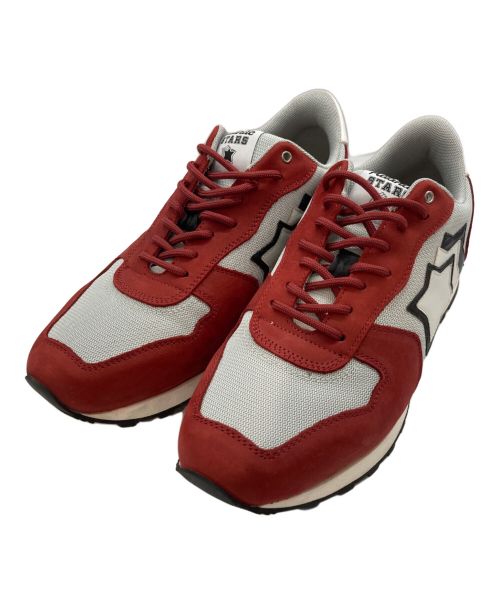 atlantic stars（アトランティックスターズ）atlantic stars (アトランティックスターズ) ANTARES ｽﾆｰｶｰ レッド×グレー サイズ:42の古着・服飾アイテム