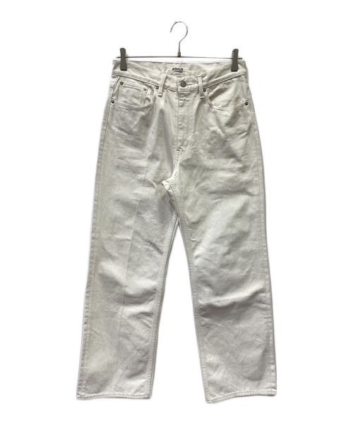 AURALEE（オーラリー）AURALEE (オーラリー) HARD TWIST DENIM 5P PANTS ホワイト サイズ:30の古着・服飾アイテム