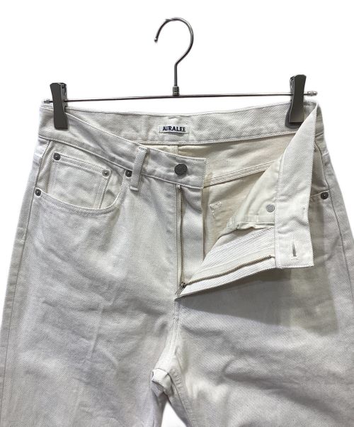 AURALEE（オーラリー）AURALEE (オーラリー) HARD TWIST DENIM 5P PANTS ホワイト サイズ:30の古着・服飾アイテム