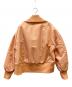 adidas (アディダス) ロングリブ ボンバージャケット ピンク サイズ:S：5000円