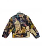 SUPREME×Mark Leckeyシュプリーム×）の古着「Hardcore Patchwork Harrington Jacket」｜ベージュ