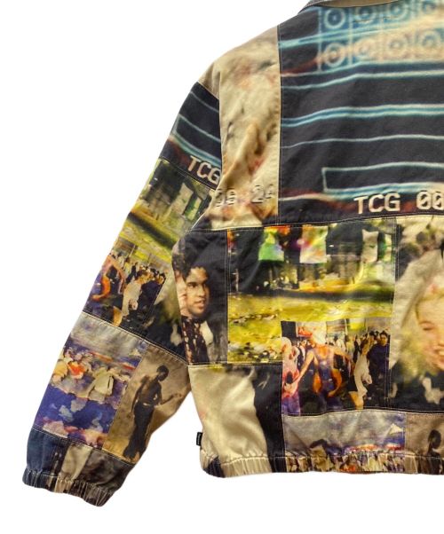 SUPREME（シュプリーム）SUPREME (シュプリーム) Mark Leckey Hardcore Patchwork Harrington Jacket ベージュ サイズ:Mの古着・服飾アイテム