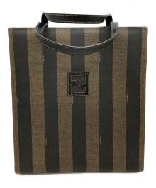 FENDI（フェンディ）の古着「トートバッグ」｜ブラック×ブラウン
