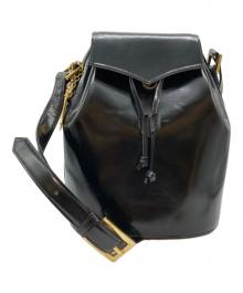 Yves Saint Laurent（イヴサンローラン）の古着「巾着ショルダーバッグ」｜ブラック