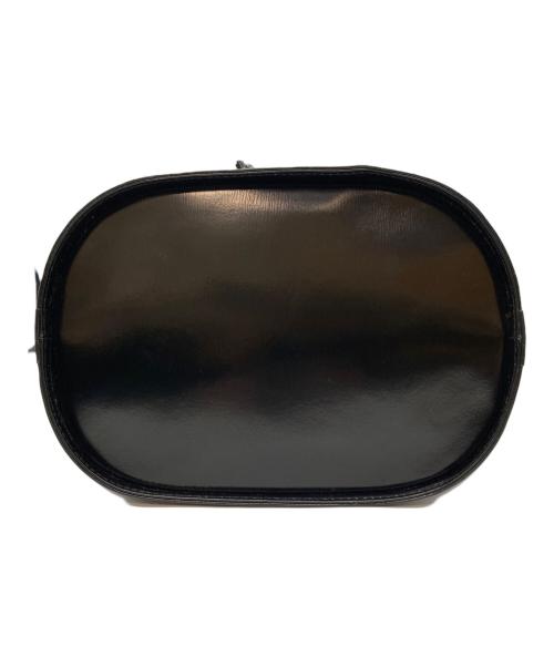 Yves Saint Laurent（イヴサンローラン）Yves Saint Laurent (イヴサンローラン) 巾着ショルダーバッグ ブラックの古着・服飾アイテム