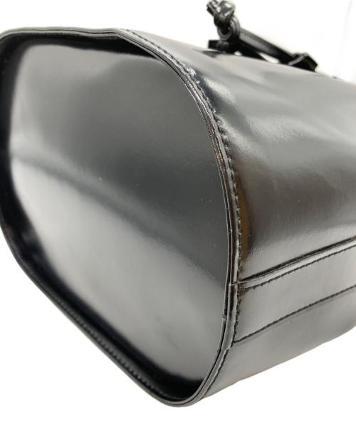 Yves Saint Laurent（イヴサンローラン）Yves Saint Laurent (イヴサンローラン) 巾着ショルダーバッグ ブラックの古着・服飾アイテム