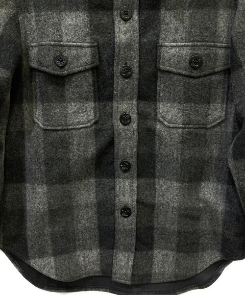 Rags McGREGOR（ラグスマックレガー）Rags McGREGOR (ラグスマックレガー) CPOジャケット グレー×ブラック サイズ:Sの古着・服飾アイテム