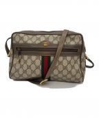 GUCCIグッチ）の古着「オールドグッチ シェリーライン　ショルダーバッグ」｜ブラウン