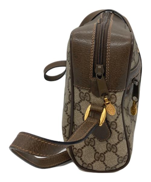GUCCI（グッチ）GUCCI (グッチ) オールドグッチ シェリーライン　ショルダーバッグ ブラウンの古着・服飾アイテム