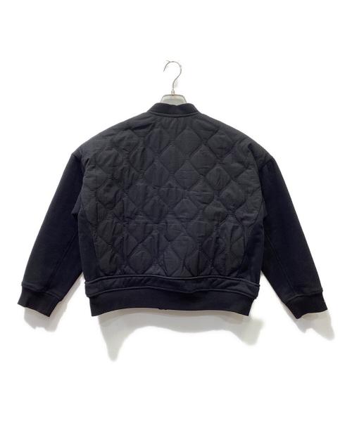 ATSURO TAYAMA（アツロウ タヤマ）ATSURO TAYAMA (アツロウ タヤマ) 異素材コンビキルティングブルゾン ブラック サイズ:36 未使用品の古着・服飾アイテム