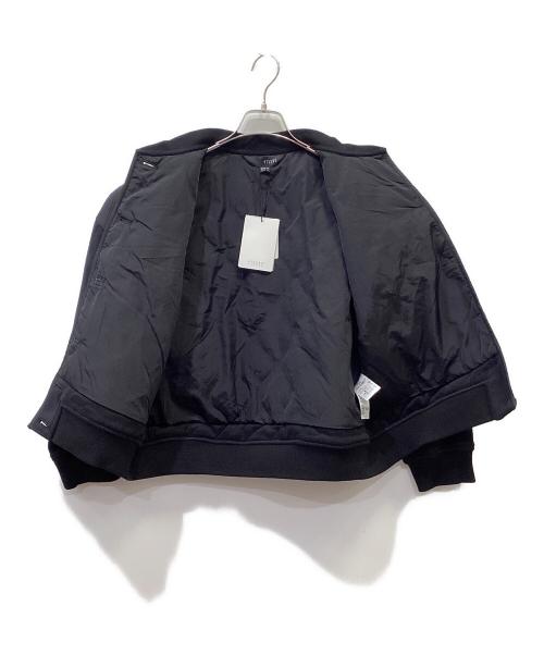 ATSURO TAYAMA（アツロウ タヤマ）ATSURO TAYAMA (アツロウ タヤマ) 異素材コンビキルティングブルゾン ブラック サイズ:36 未使用品の古着・服飾アイテム