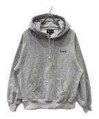 Aardアード）の古着「プルオーバーパーカー」｜ライトグレー