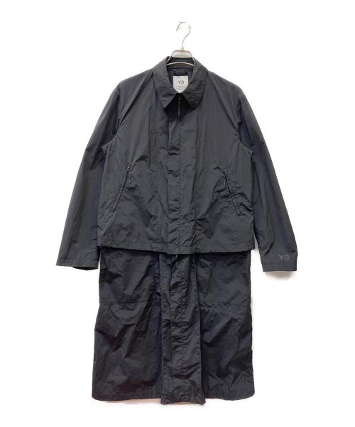 Y-3（ワイスリー）Y-3 (ワイスリー) 20SS CLASSIC CROSS DYED ナイロンコート ブラック サイズ:XSの古着・服飾アイテム