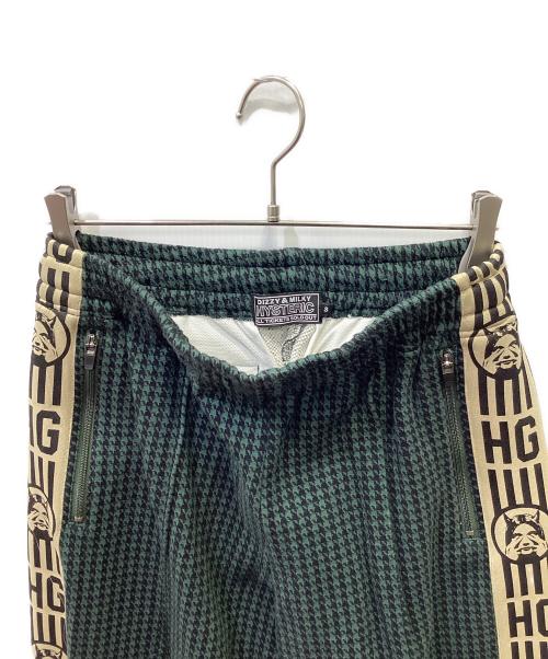 Hysteric Glamour（ヒステリックグラマー）Hysteric Glamour (ヒステリックグラマー) HG TAPE トラックパンツ グリーン サイズ:Sの古着・服飾アイテム