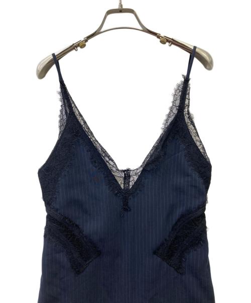 PRANK PROJECT（プランクプロジェクト）PRANK PROJECT (プランクプロジェクト) トリムレースオールインワン ネイビー サイズ:36の古着・服飾アイテム