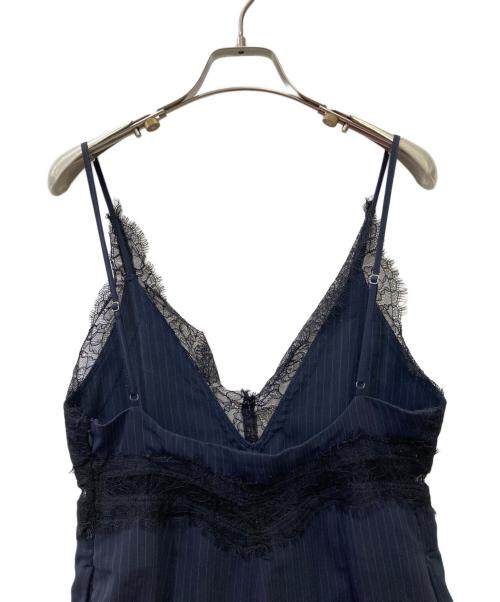 PRANK PROJECT（プランクプロジェクト）PRANK PROJECT (プランクプロジェクト) トリムレースオールインワン ネイビー サイズ:36の古着・服飾アイテム