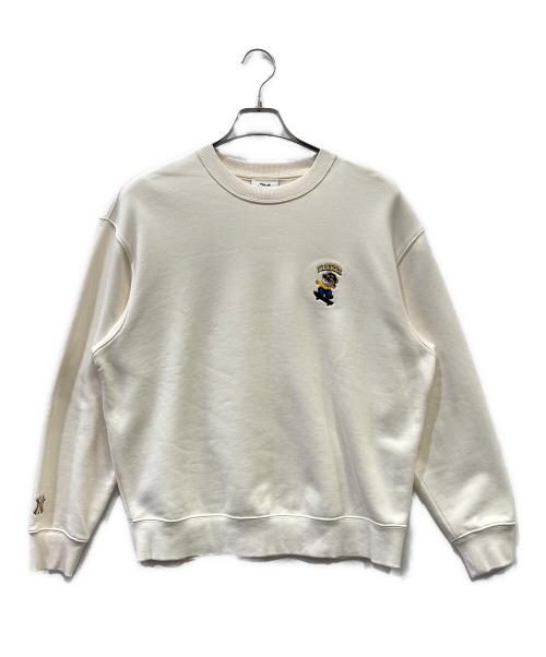 MLB（エムエルビー）MLB (エムエルビー) バーシティメガベアオーバ Tシャツ アイボリー サイズ:SIZE Sの古着・服飾アイテム