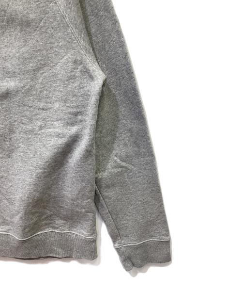 maison kitsune（メゾンキツネ）maison kitsune (メゾンキツネ) フォックススタンプ ロゴスウェット グレー サイズ:Lの古着・服飾アイテム