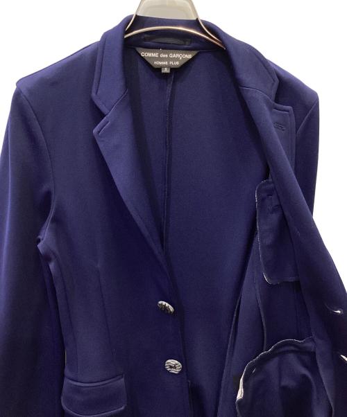 COMME des GARCONS HOMME PLUS（コムデギャルソンオムプリュス）COMME des GARCONS HOMME PLUS (コムデギャルソンオムプリュス) タイヤボタンジャケット ネイビー サイズ:Sの古着・服飾アイテム